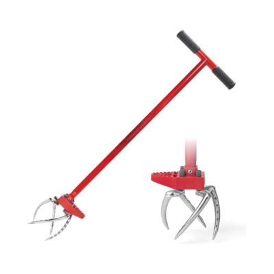 Claw Pro To Cultivate, Loosen, Aerate, Weed, No Bending, Red